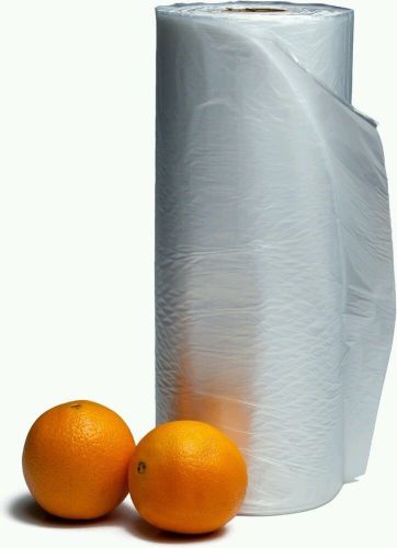 1 Roll 11X17 HDPE Clear Produce Grocery Supermarket Bag