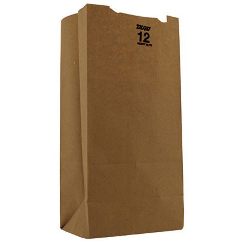General 12# Paper Bag, Heavy-Duty, Brown Kraft, 7-1/16 x 4-1/2 x 13-3/4,