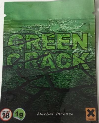 100 Green Crack 1g EMPTY** mylar ziplock bags (good for crafts jewelry)