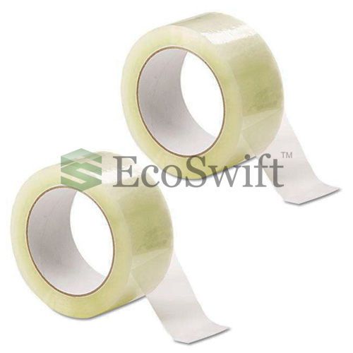 2 rolls carton box sealing packaging packing tape 2.0mil 2&#034; x 55 yard (165 ft) for sale