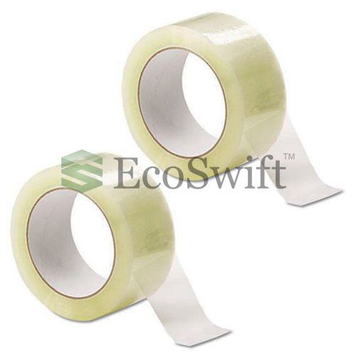 2 ROLLS Carton Box Sealing Packaging Packing Tape 2.0mil 2&#034; x 55 yard (165 ft)