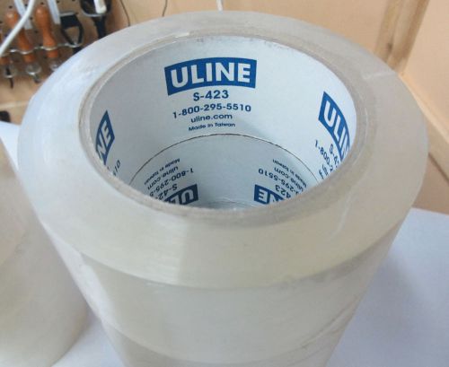 2&#034; x 110 yards Clear 2 Mil Uline Industrial Tape S-423
