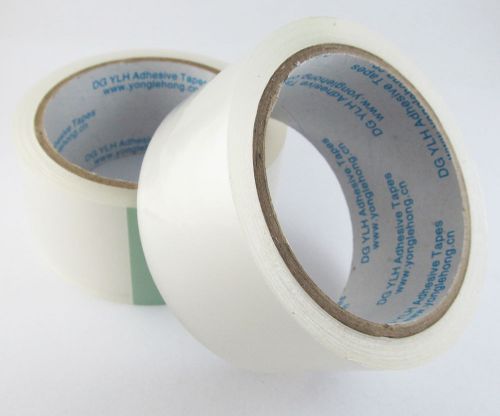 1 roll high adhesion rohs clear carton sealing packaging tape 48mmx50y for sale