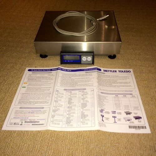 Mettler toledo ps60 shipping scale - 150 lb capacity - stainless steel platter for sale