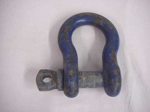 CAMPBELL 1&#034; WLL 8 1/2 TON LIFTING ANCHOR SHACKLE SCREW PIN