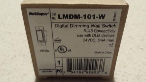 Watt stopper lmdm-101-w digital dimming wall switch for sale