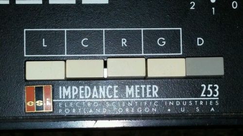 ESI 253 Impedance meter like HP Digibridge