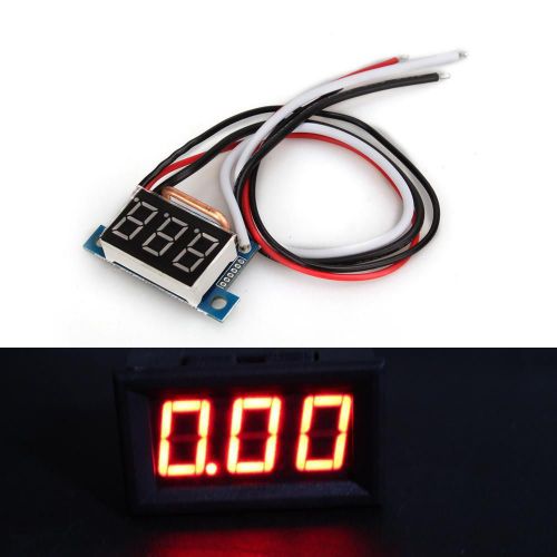Red led digital dc ammeter amp current ampere meter tester gauge measure for sale