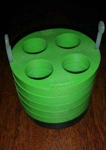 Beckman Bucket Inserts #345371 (light green) 4 wells diameter 30 mm
