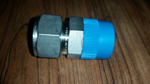 SS Swagelok Tube Fitting, Male Connector, 3/4 in. Tube OD x 3/4 in. Male NPT
