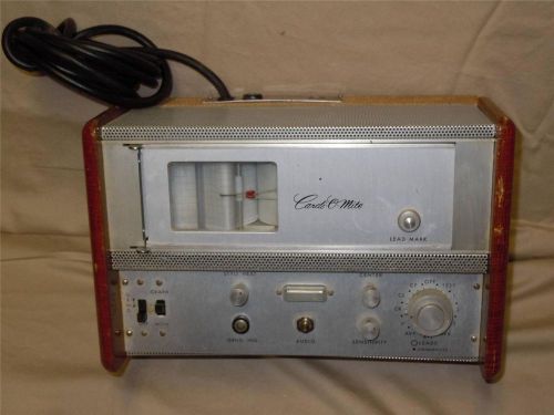 Vintage Antique Cardi-O-Mite EKG Doctors Office Machine by Beck Lee Works Tested