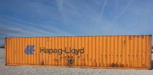 40&#039; shipping container / conex box / storage - orange color for sale