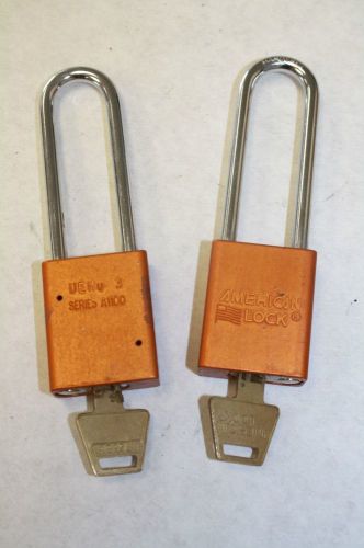 American lock series1100 padlocks 3&#034; lot of 2 for sale