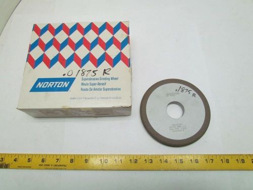 Norton 3ff1 5x1/2x 1 1/4&#034; cb120-wbb-1 1/4 cbn superabrasive grinding wheel nib for sale