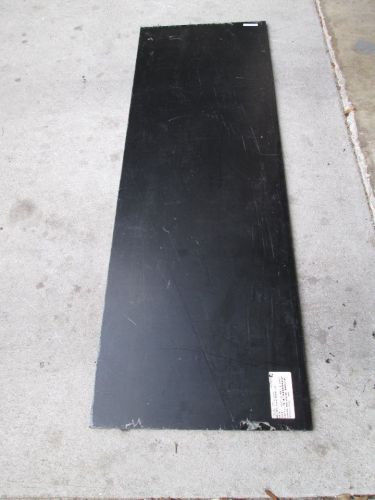Polypropylene Impact Copolymer Black Plastic Sheet 1/2&#034; x 19&#034; x 58&#034; N00M-00 UHMW