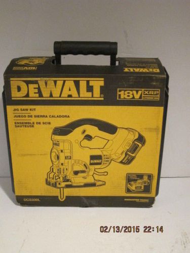 Dewalt dcs330l 18-volt xrp lithium-ion jig saw kit, free ship new sealed package for sale