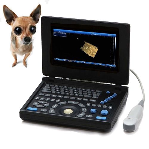 Veterinary 3d pc platform full digital laptop ultrasound scanner + micro-convex for sale