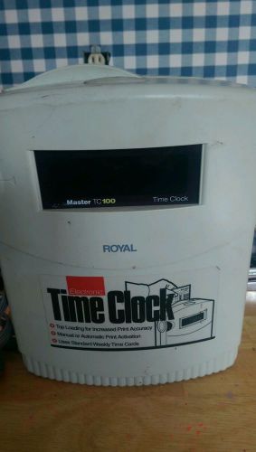 royal time clock time master TC 100