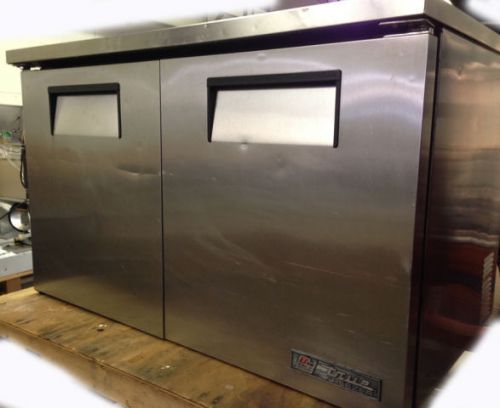 True tuc-48f 2 door 48&#034; undercounter freezer for sale