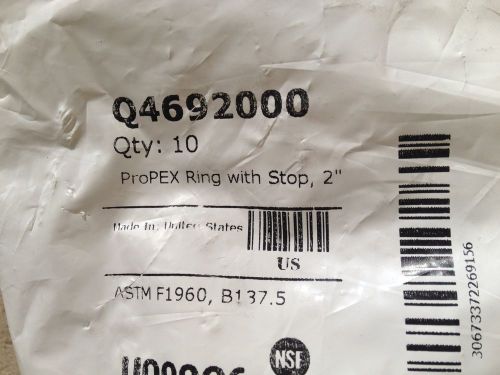 Uponor Q4692000 ProPEX EP 2&#034;&#039; rings--bag of 10