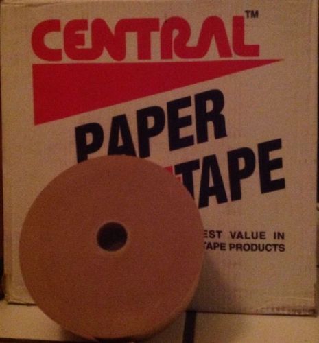 1 Roll 3&#034; x 600&#039; Central Water Activated Sealing Paper Packaging Tape USA - NEW