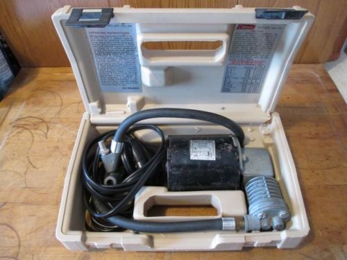 Coleman inflate - all 150 portable air compressor 12 volt, tested, free shipping for sale