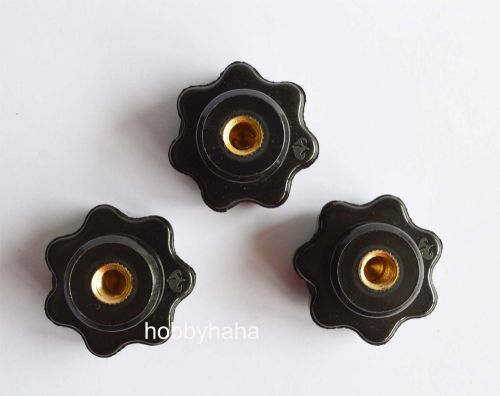 10pcs m8*40mm black clamping screw on type knob for sale
