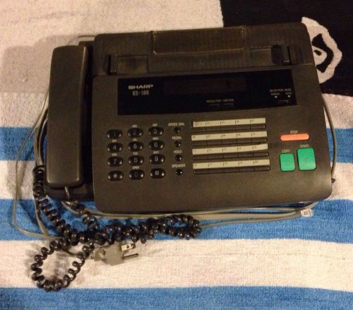 Sharp Automatic Fax / Phone Ux-105 With Paper