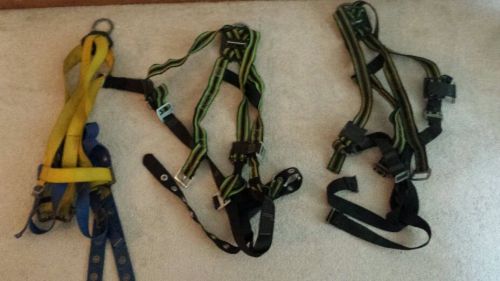 Construction safety harnesses