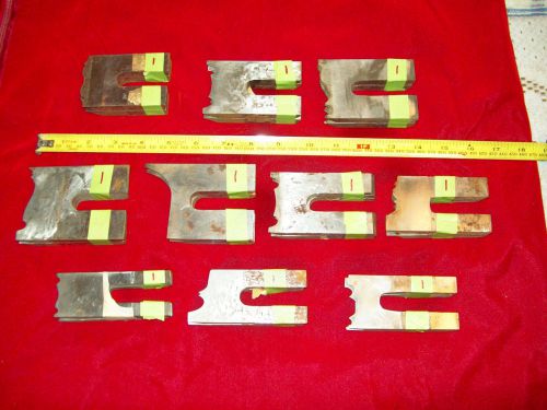 Inlaid HSS Moulder Shaper Knives - 10 Pairs / Lot #1