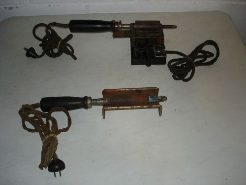 Vintage American Beauty Temperature Regulating Stand and 2 Soldering Irons