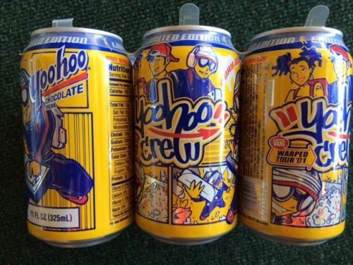Yoo-Hoo Chocolate Drink Vans Warped Tour 2001 *6-Pack 11 fl oz Cans