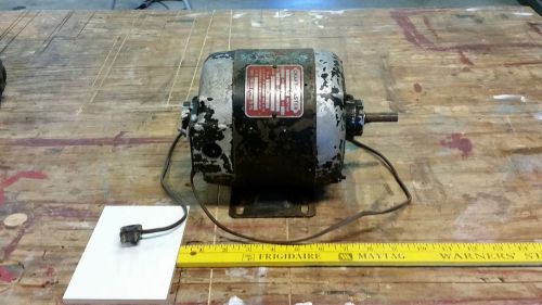 Craft - master 1/4 hp single shaft electric motor. for sale