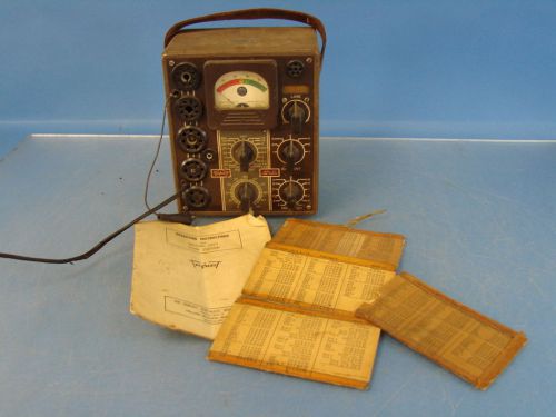 Triplett 1213 early vacuum tube tester checker antique radio retro tv television for sale