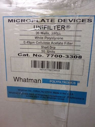 Whatman unifilter 350 96-well 0.45µm cellulose acetate microplate filter devices for sale