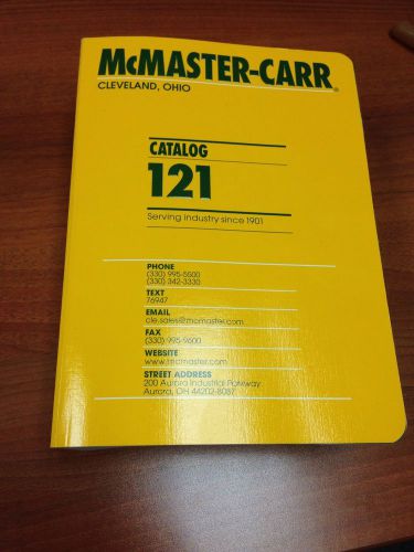 McMaster Carr Catalog 121 Brand New