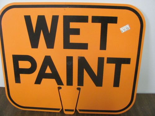 Safety Cone Sign - WET PAINT