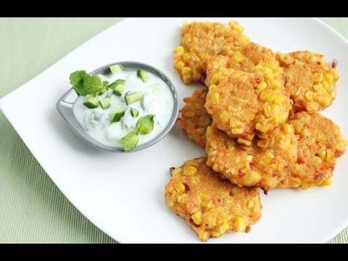 Thai Food DIY Recipe Asian Cuisine Thai Pork and Corn Cake(Tod Mun Kao-Pod) New