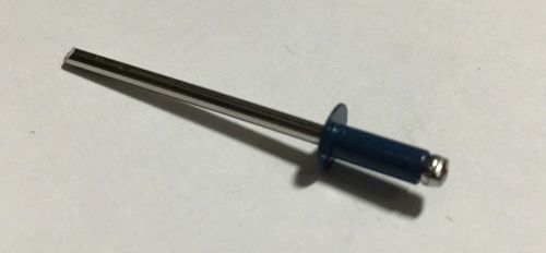 300 stainless steel 43 pop rivets 1/8&#034; x 3/16&#034; 250 pcs gallery blue for sale