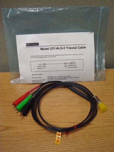 Keithley 237-ALG-2 Triaxial Cable w/3-slot Triax connector / alligator clips