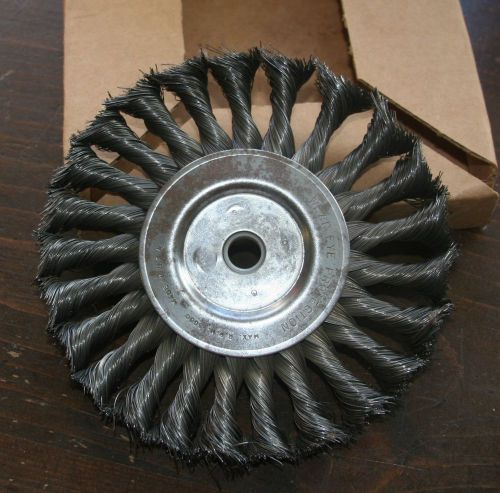 Weiler - 08565 - wheel brush outside diameter 6 inch wire type: knotted for sale