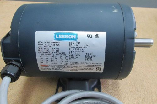 Leeson PH3 1/2HP Electric Motor