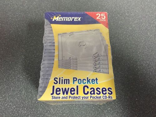 Memorex Mini Disc 3&#034; Jewel Cases 25 PK