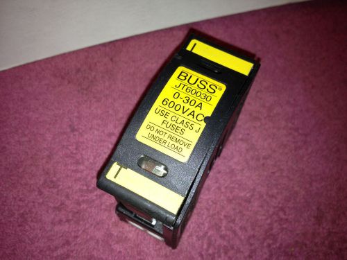 *perfect* buss jt60030  0 - 30 amp 600 volt class j fuse holder *free ship usa* for sale