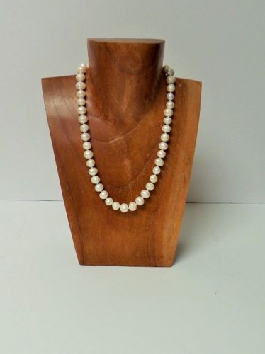 Small Size Brown Color Wood Necklace Display