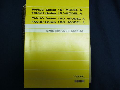 FUNUC Series 16i, 18i, 160i, 180i Model A Control Maintenance Manual