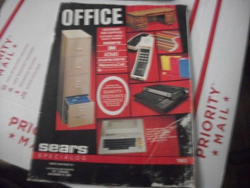 Vintage 1983 SEARS OFFICE SPECIALOG Catalog ATARI