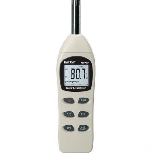 New extech 407730 40-to-130-decibel digital sound level meter fast bar graph for sale