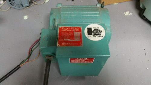 Arco 5hp phase converter (model a) for sale