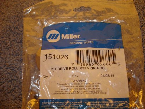 Miller Electric 151026 Drive Roll Kit .035 V-GR 4 Rollers